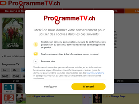 'programmetv.ch' screenshot