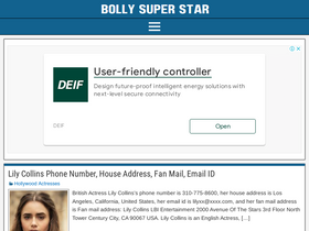 'bollysuperstar.com' screenshot