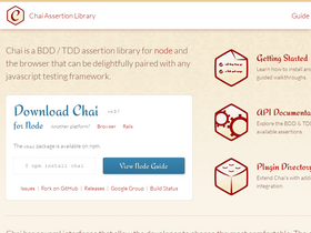 'chaijs.com' screenshot