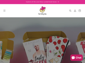 lovestorybox.com homepage screenshot