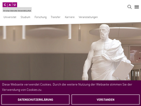 'uni-kiel.de' screenshot