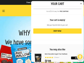 knowbrainerfoods.com homepage screenshot