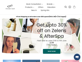 'theskinnerd.com' screenshot