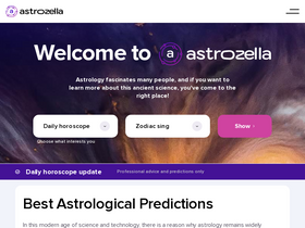 'astrozella.com' screenshot