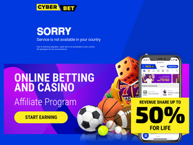 'cyber.bet' screenshot