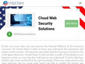 'unitedstatescredit.com' screenshot