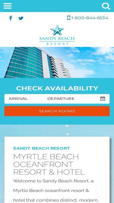 sandybeachoceanfrontresort.com