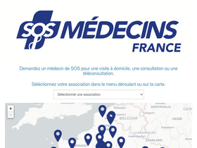 'sosmedecins.com' screenshot