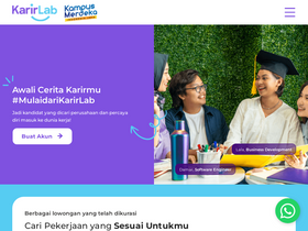 'karirlab.co' screenshot