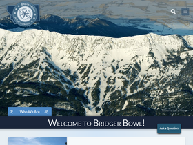 'bridgerbowl.com' screenshot
