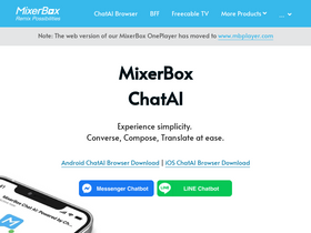 'mixerbox.com' screenshot