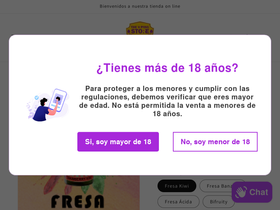 The Vaping Store website screenshot