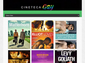 'cinetecagay.com' screenshot