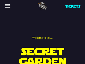 'secretgardenparty.com' screenshot