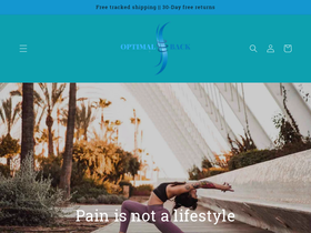 optimalback.com homepage screenshot