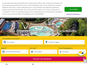 'vacansoleil.fr' screenshot
