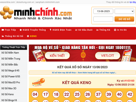'minhchinh.com' screenshot