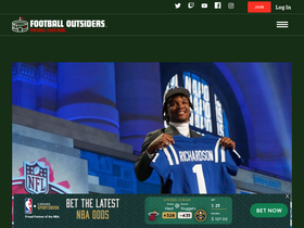 'footballoutsiders.com' screenshot