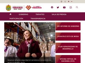 'veracruz.gob.mx' screenshot
