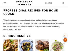 'pantsdownapronson.com' screenshot