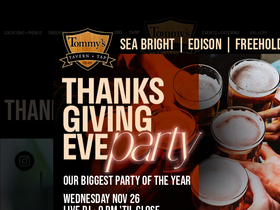 'tommystavernandtap.com' screenshot