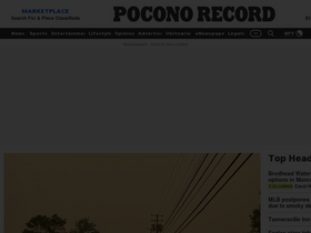 'poconorecord.com' screenshot