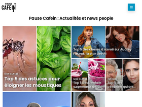 'pausecafein.fr' screenshot