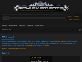 'retroachievements.org' screenshot