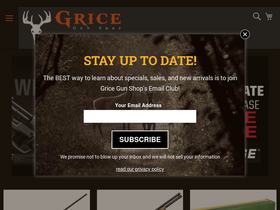 'gricegunshop.com' screenshot