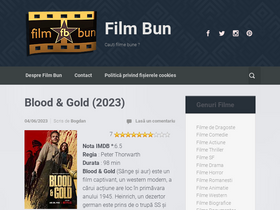 'film-bun.ro' screenshot