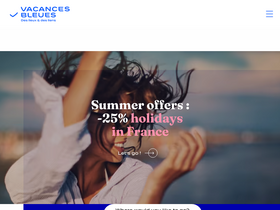'vacancesbleues.fr' screenshot