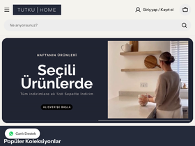 tutkuhome.co homepage screenshot