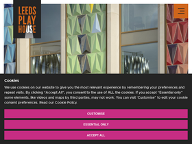 'leedsplayhouse.org.uk' screenshot