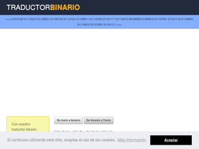 'traductorbinario.com' screenshot