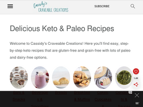 'cassidyscraveablecreations.com' screenshot