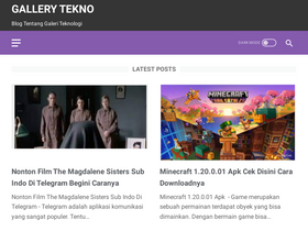 'gallerytekno.com' screenshot