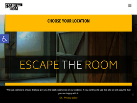 'escapetheroom.com' screenshot