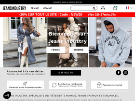 'jeans-industry.fr' screenshot