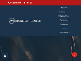 'stonegatecenter.com' screenshot