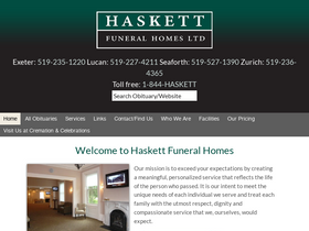 'haskettfh.com' screenshot