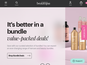 'beautopia.com.au' screenshot