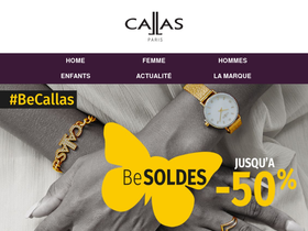 callas-bijoux.com homepage screenshot