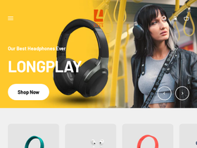 liquidears.com homepage screenshot