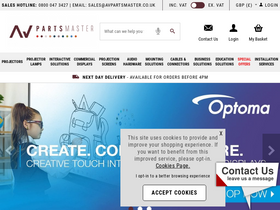 'avpartsmaster.co.uk' screenshot