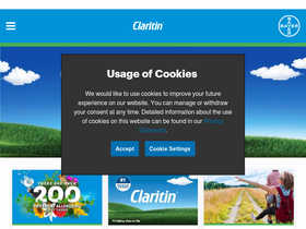 'claritin.ca' screenshot