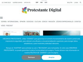 'protestantedigital.com' screenshot