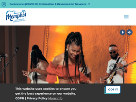 'memphistravel.com' screenshot