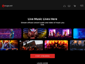 'nugs.net' screenshot