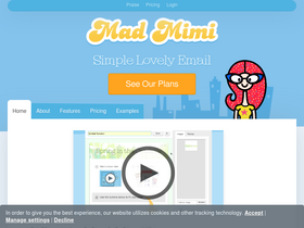 'madmimi.com' screenshot