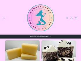 sweetsirenco.com homepage screenshot